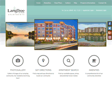 Tablet Screenshot of langtreeapartments.com